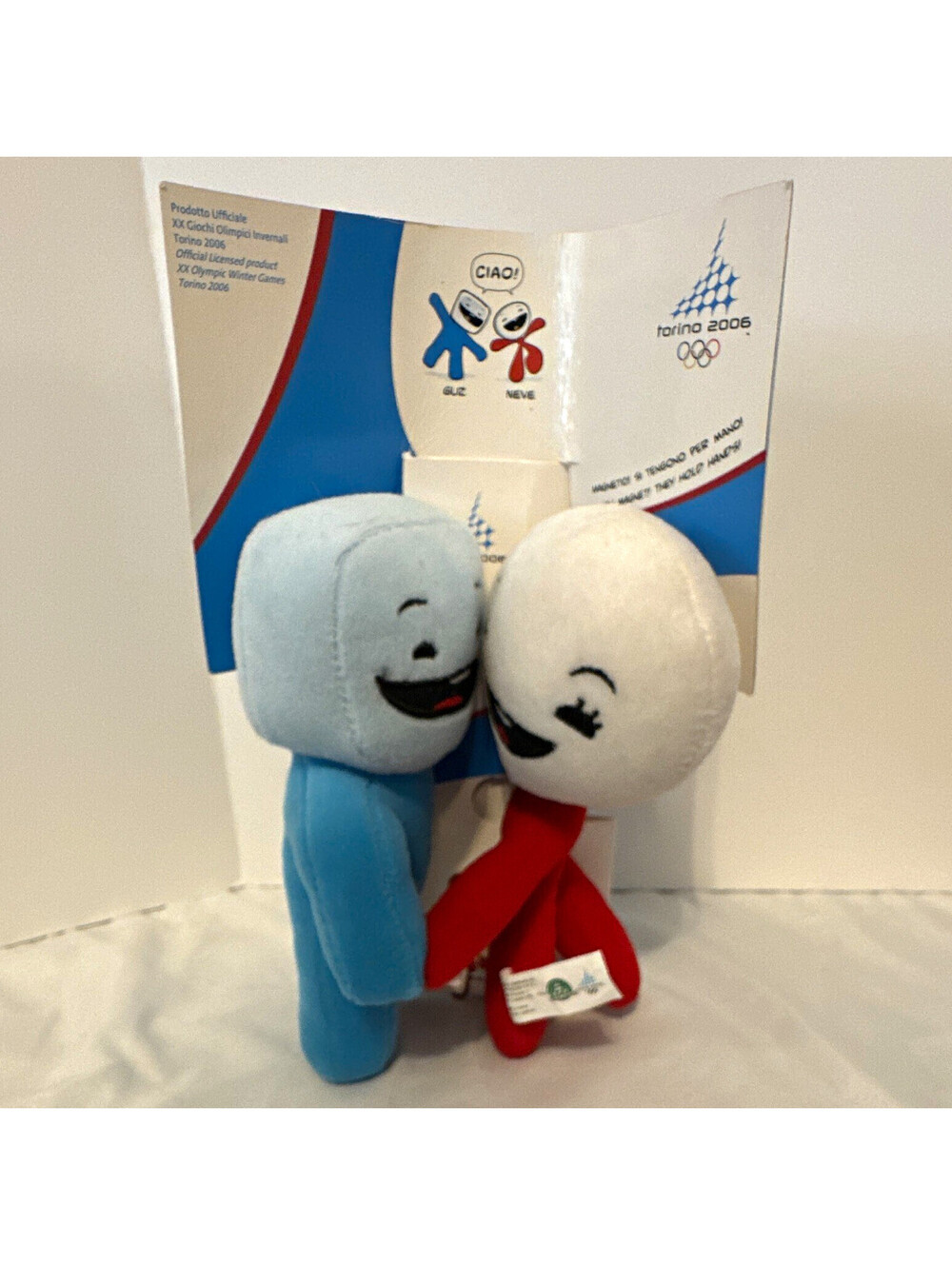 Giochi Preziosi Torino 2006 Olympic Winter Games Guz & Neve Plush Mascots Rare
